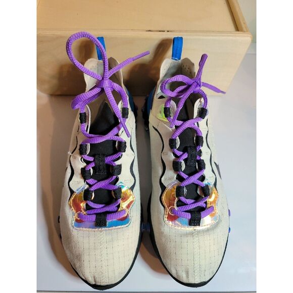 Nike REACT ELEMENT 55 'BLUE HERO' Size 6.5 - Picture 4 of 7